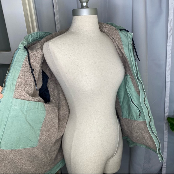 Rare Carhartt Sierra Jacket in green size medium women’s - Picture 4 of 9